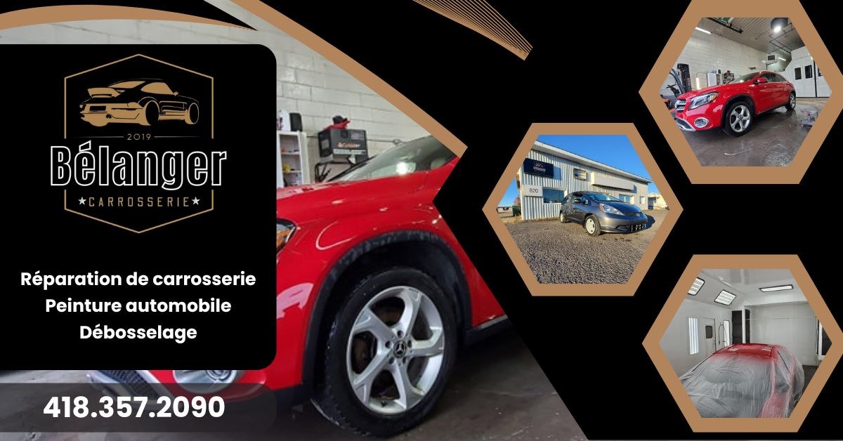 Bannière Bélanger Carrosserie
